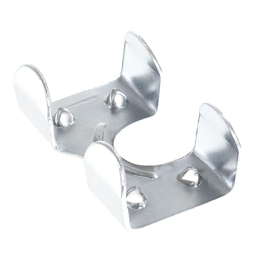 Rope & Cord Metal Clips for Rope, String – Heavy Duty Zinc Plated Double Rope - Image 2