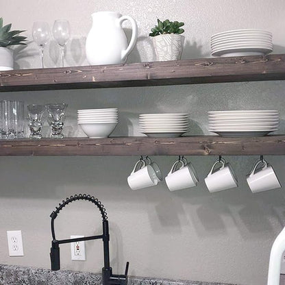 12 Pack Vinyl Coated Ceiling Hooks, Screw-in Mug Hooks - Image 5