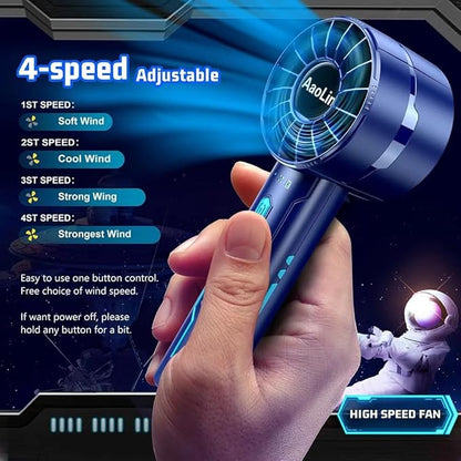AaoLin 2pcs Portable Handheld Turbo Fan - Image 2