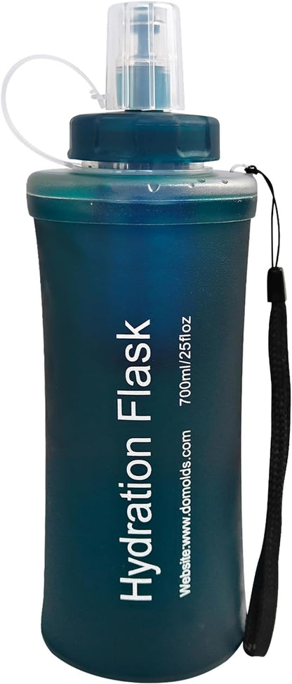 GUYI 700ml Collapsible Water Filter Bottle, Removes Impurities, BPA Free by GUYI