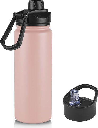 VEGOND 40 oz Insulated Water Bottle Stainless Steel Metal Water Bottles by VEGOND