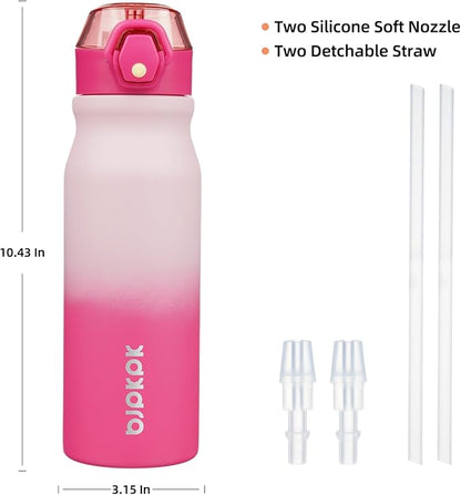 BJPKPK Insulated Water Bottle 25oz Stainless Steel Water Bottles - Image 4