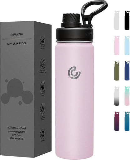 Sports Water Bottle 22oz, Insulated Water Bottle by coktik