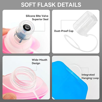 500ml Soft Flask Soft Water Bottle - Image 5
