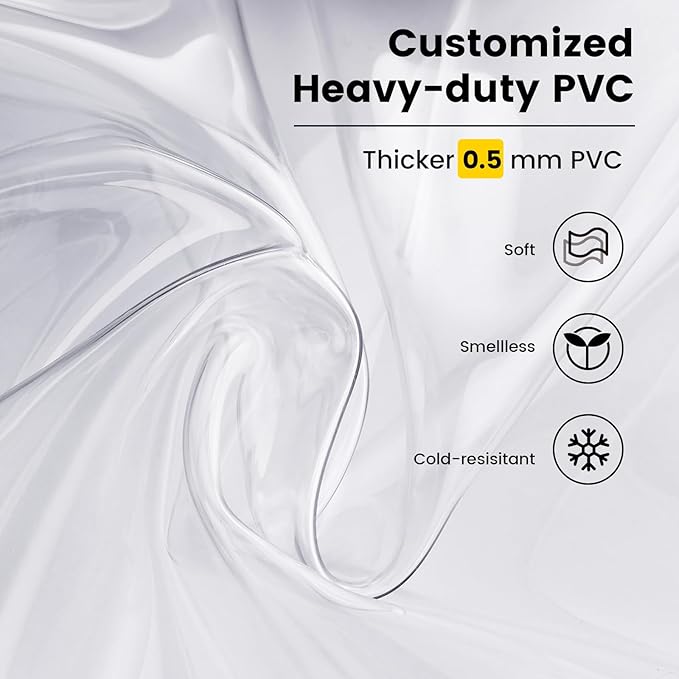 Vorspack Clear Backpack Heavy Duty PVC Transparent Backpack - Image 3