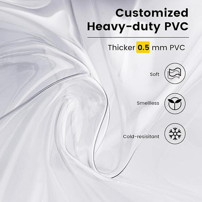 Vorspack Clear Backpack Heavy Duty PVC Transparent Backpack - Image 3
