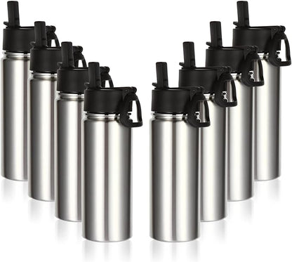 Volhoply 18oz Insulated Water Bottle Bulk 8 Pack, Kids Stainless Steel Water by LiveFully%EF%BC%8CDrinkFreely%E2%80%94KeepGoingwithVolhoply%EF%BC%81