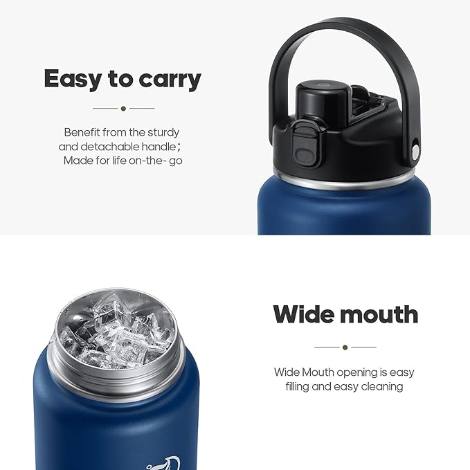 64oz Half Gallon Insulated Water Bottle - Image 6