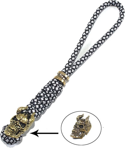 Knife Lanyards with Brass Beads, Paracord Lanyard, Tactical Lanyard - Image 3