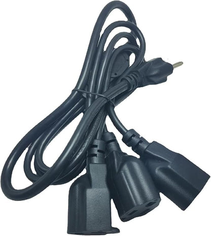 3.3FT 3 Prong 1 to 3 Extension Cord Splitter, Indoor Outdoor Power Cable - Image 6