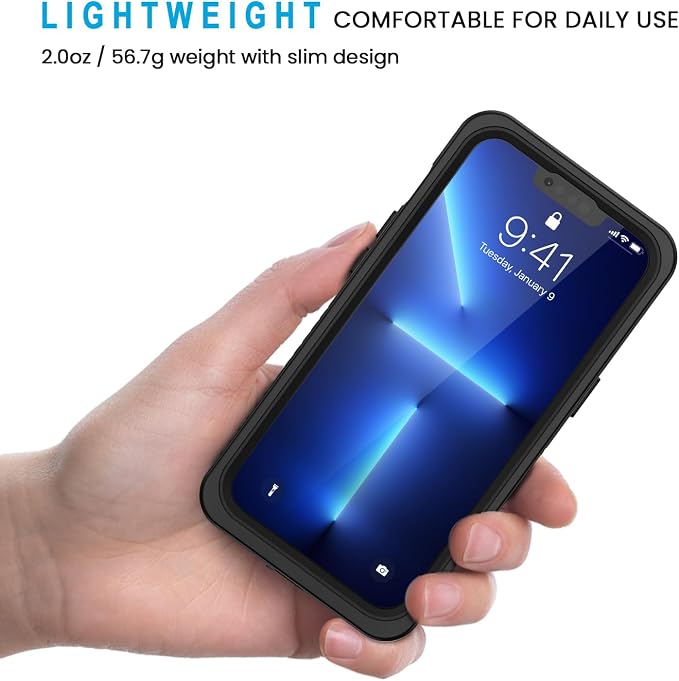 Lanhiem Magnetic for iPhone 13 Pro Max Case, Waterproof Dustproof Cover - Image 4