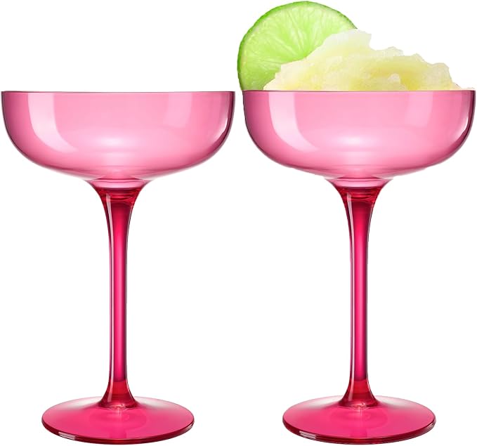 Khen Acrylic Shatterproof Martini, Champagne & Cocktail Unbreakable Glasses | by Khen