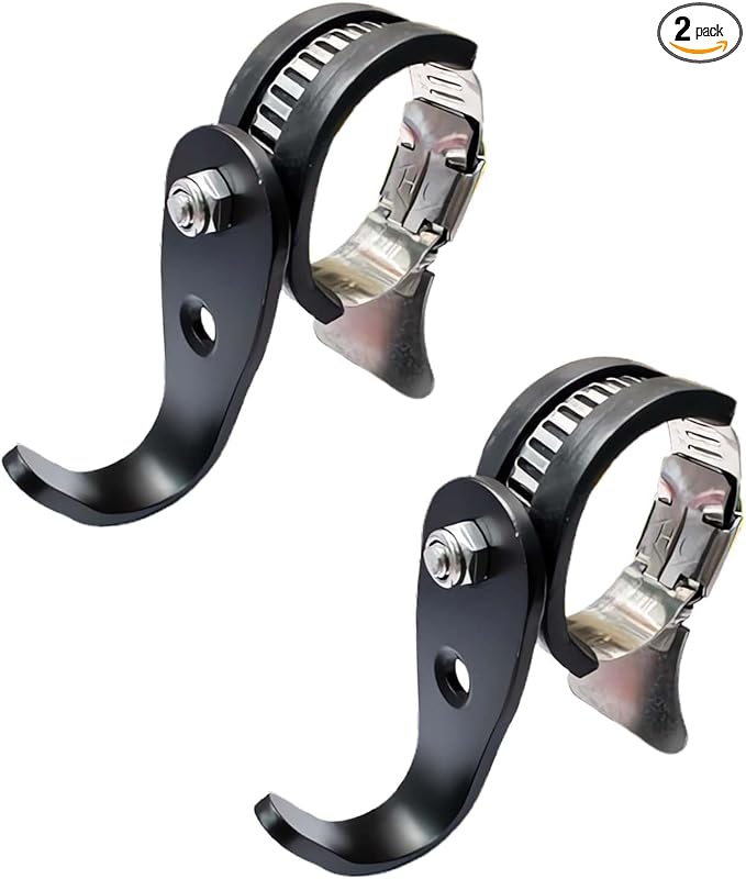 Adjustable Handlebar Hook Mount, Universal Pole Storage Hook by RITUIPIOPIPESTRAP