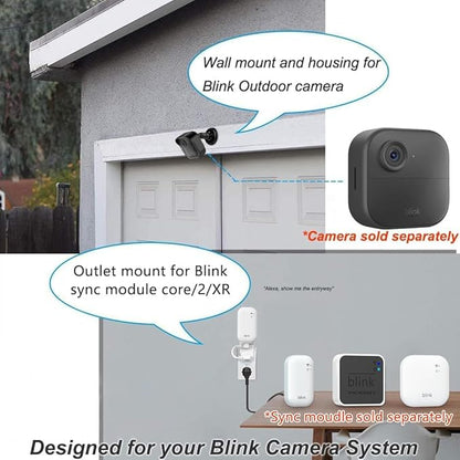 All-New Blink Outdoor Camera Surveillance Mount, 8 Pack Weatherproof Protective - Image 3