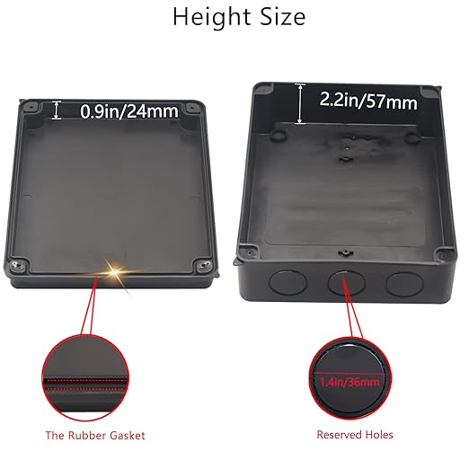 Project Box IP65 Waterproof Dustproof Junction Boxes ABS Plastic DIY Electronic - Image 4