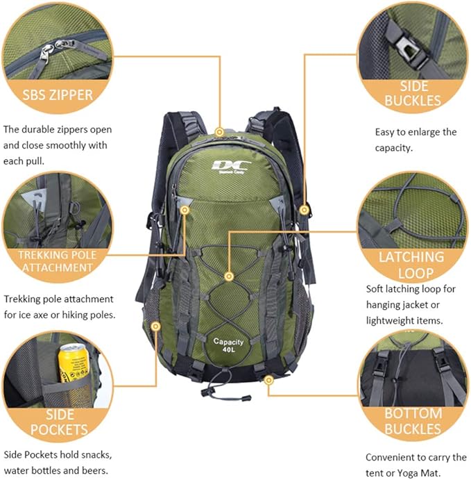 Diamond Candy Waterproof Hiking Backpack - Image 2