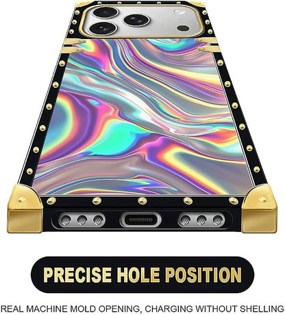 for iPhone 17 Pro Max Case Luxury Golden Decoration - Image 5
