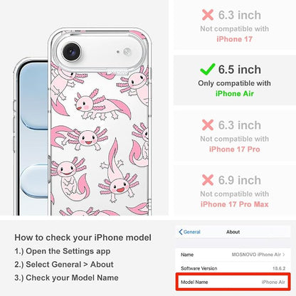 MOSNOVO for iPhone Air Case | Military Grade 6.6ft Drop Tested | Camera Control - Image 2