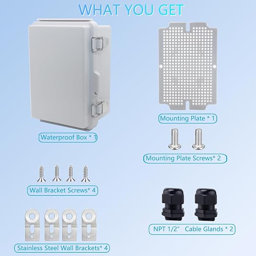IP67 Waterproof Junction Box, ABS Plastic Electrical Enclosure - Image 5
