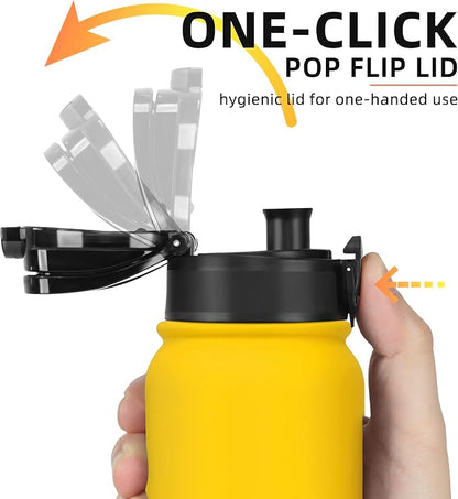 Fanhaw 20 oz Insulated Stainless Steel Water Bottle - Image 3