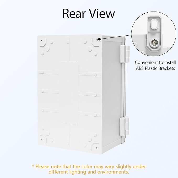 Junction Box IP65 Waterproof Dustproof ABS Plastic Enclosure, Outdoor and - Image 5