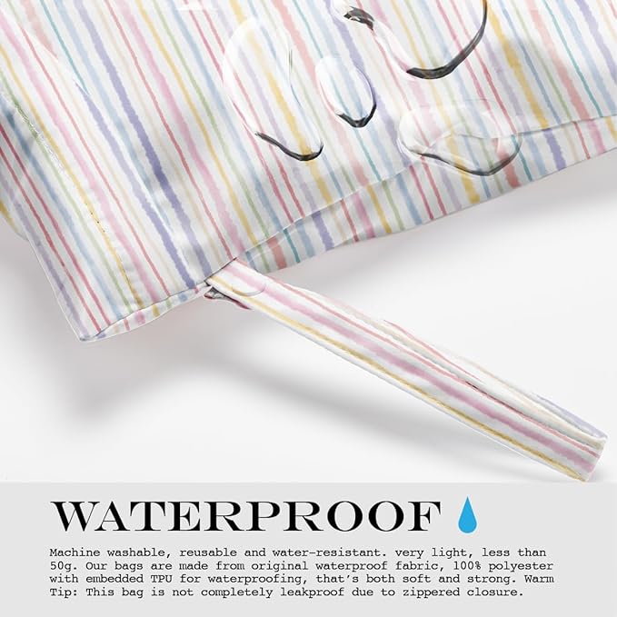 Wet Bag, Wet Dry Bag, Wet Bag for Swimsuit, Dirty Yoga Gym Clothes, Makeup Bag - Image 6