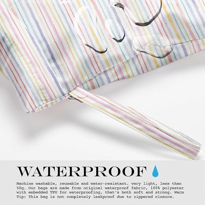Wet Bag, Wet Dry Bag, Wet Bag for Swimsuit, Dirty Yoga Gym Clothes, Makeup Bag - Image 6