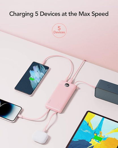 VRURC Portable Charger Power Bank, 10000mAh Travel Essentials Battery Pack - Image 4