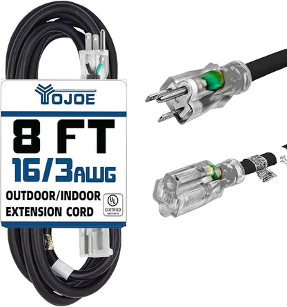 YOJOE Indoor Outdoor Extension Cord by YOJOE