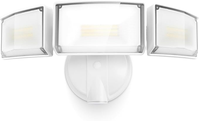 LUTEC 75W 8000 Lumen Floods Light Outdoor, Switch Controlled LED Security Lights by LUTEC