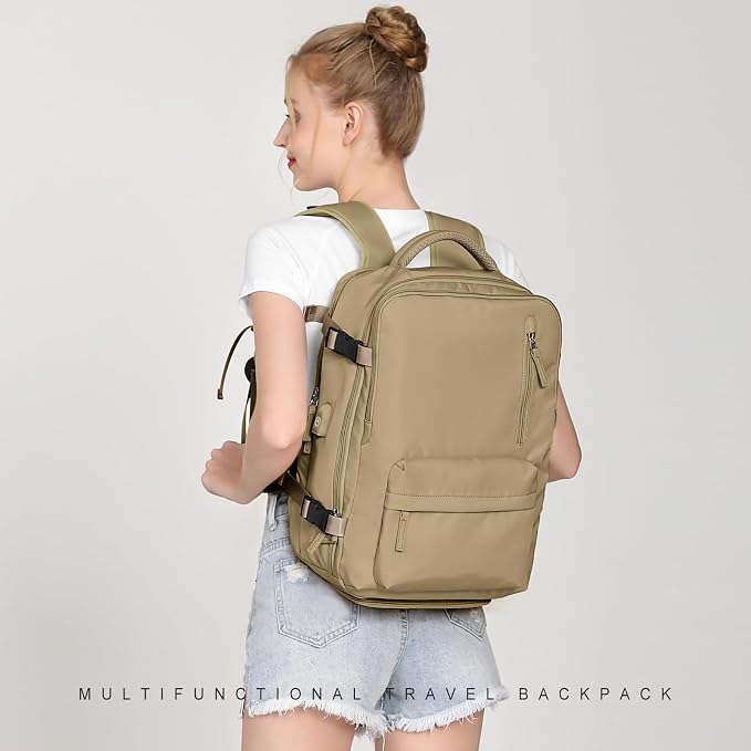 WONHOX Large Travel Backpack Carry on Flight Approved Laptop Work Business - Image 6