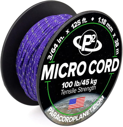 Paracord Planet Micro Paracord – Thin Braided Cord by ParacordPlanet