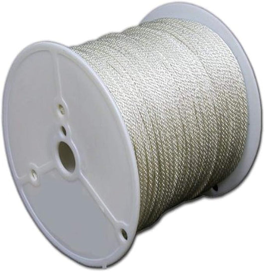 T.W Evans Cordage 266-080-70 1/4-Inch Solid Braid Nylon Rope 1000-Feet Spool by T.W+.+Evans+Cordage+Co.