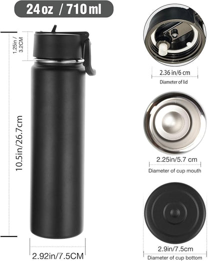 Volhoply 24oz Insulated Water Bottle - Image 2