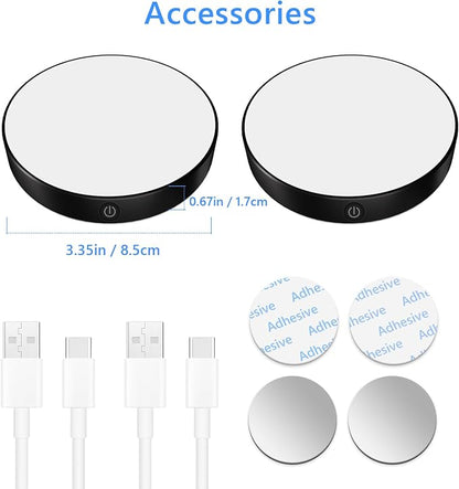 Ferswe Rechargeable Tap Light 6000K, Dimmable Touch Light - Image 6