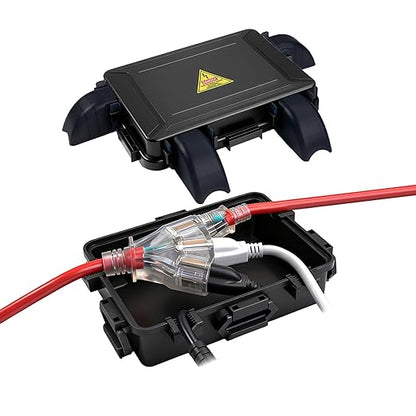 Small Outdoor Electrical Box, Waterproof Extension Cord Cover Weatherproof by DIQMIAQ