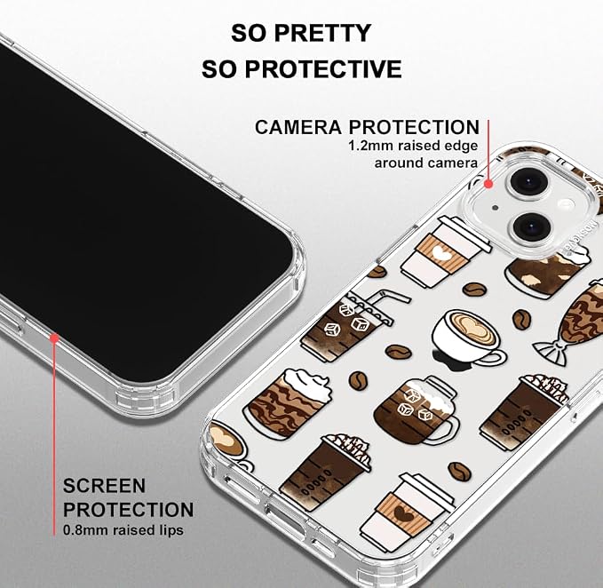 MOSNOVO for iPhone 13/14 Case | Military Grade 6.6ft Drop Tested | Clear - Image 5