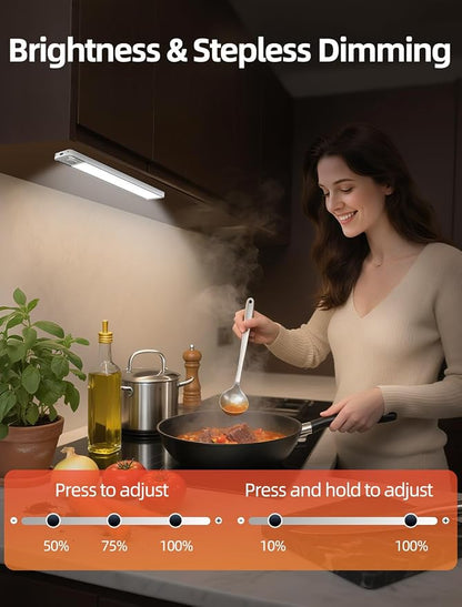 Under Cabinet Motion Sensor Lighting: Dimmable Rechargeable Lights Indoor - Image 3