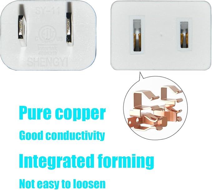in Door Extension Cord 6FT 2 Prong Extension Cord Brown - Image 3