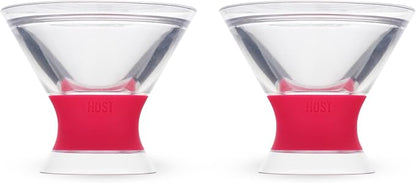 HOST Freeze Insulated Martini Cooling Cups, Plastic Freezer Gel Chiller Double - Image 7