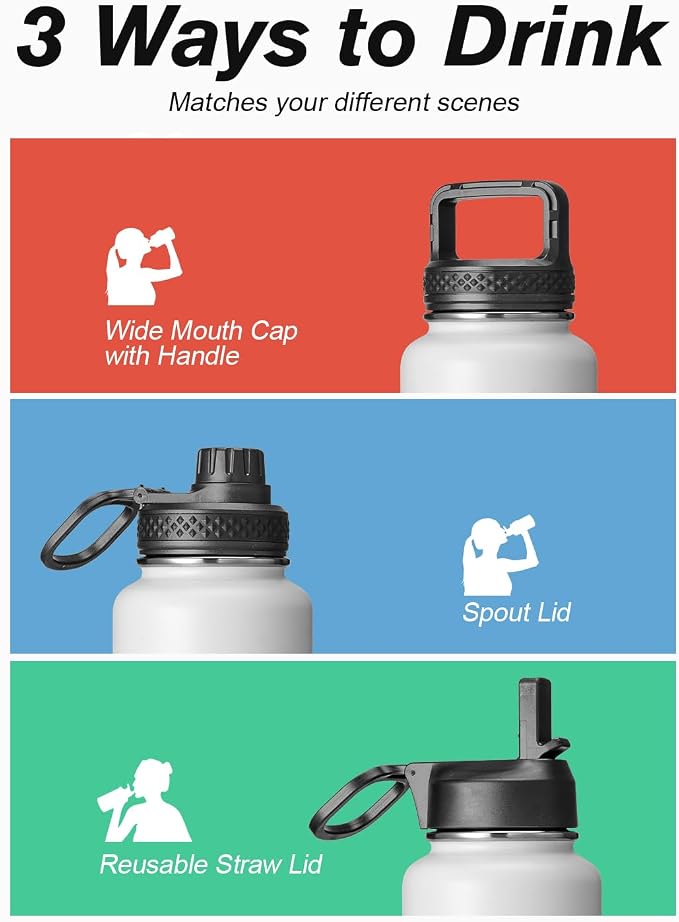 Coolflask Water Bottle 32 oz Insulated - Image 5