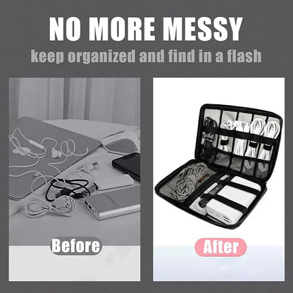 Travel Cable Organizer Pouch Electronic Accessories, Travel Essentials - Image 4