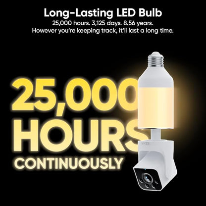 WYZE Bulb Cam Security Camera, 2K HD Outdoor Light Bulb Camera, Color Night - Image 2