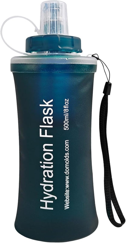 GUYI 500ml Collapsible Water Filter Bottle, Removes Impurities, BPA Free by GUYI