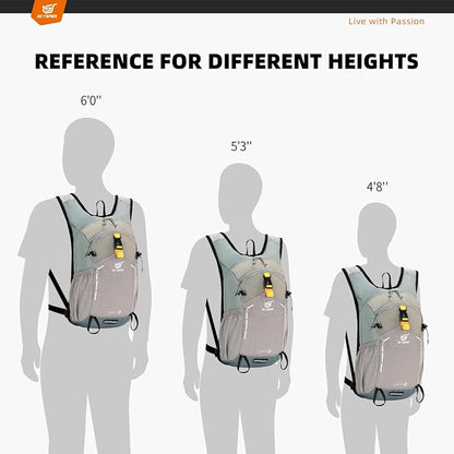 SKYSPER Small Hiking Backpack - 15L Travel Daypack Lightweight Bag Water - Image 6
