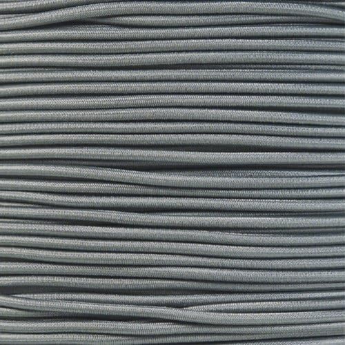 Charcoal Gray - 1/8 Shock Cord 50' by ParacordPlanet