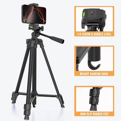 Luswemi 53'' Phone & Camera Mount Tripod Stand - Image 6