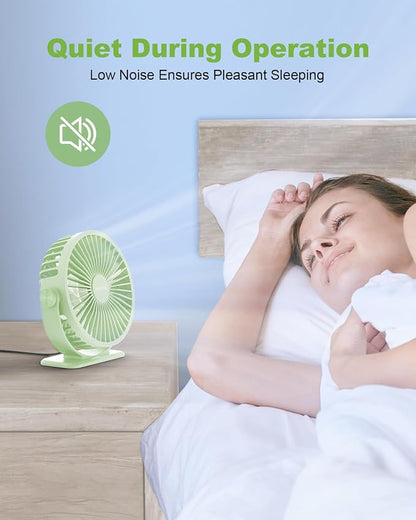 TriPole USB Desk Fan Mini Portable Fan, 3 Speeds Strong Breeze Small Electric - Image 4