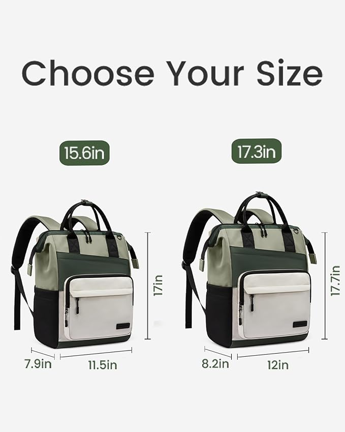 LOVEVOOK Laptop Backpack for Women, 17 Inch Travel Backpack for Work College - Image 8