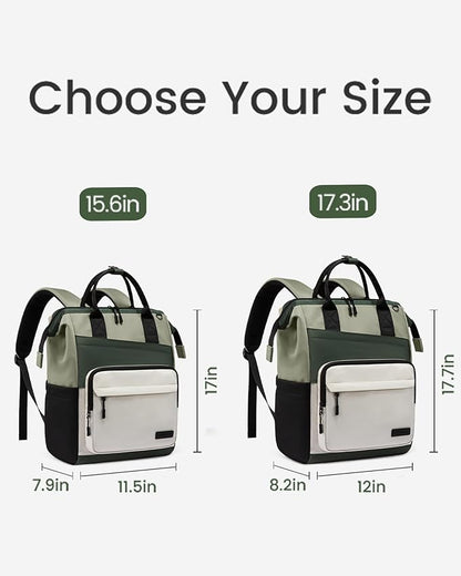 LOVEVOOK Laptop Backpack for Women, 17 Inch Travel Backpack for Work College - Image 8